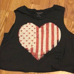 American eagle crop top